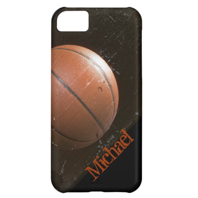 Capa Para iPhone, Case-Mate Basquetebol legal do Grunge personalizado (Traseira)