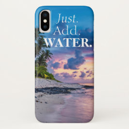 Capa Para iPhone Da Case-Mate Basta Adicionar Água Belo Sol Tropical E Oceano