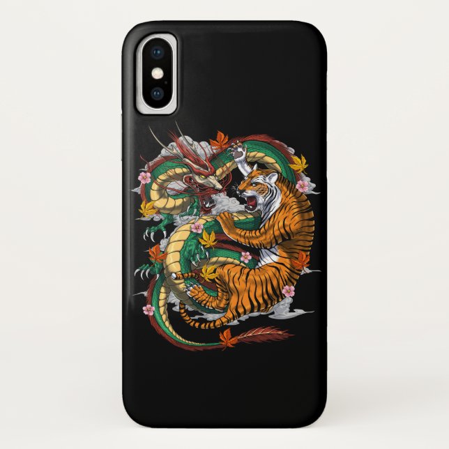 Capa Para iPhone, Case-Mate Batalha do Dragão Japonês (Verso)