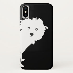 Capa Para iPhone X Batida em Preto