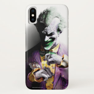 Capa Para iPhone X Batman Arkham   Joker