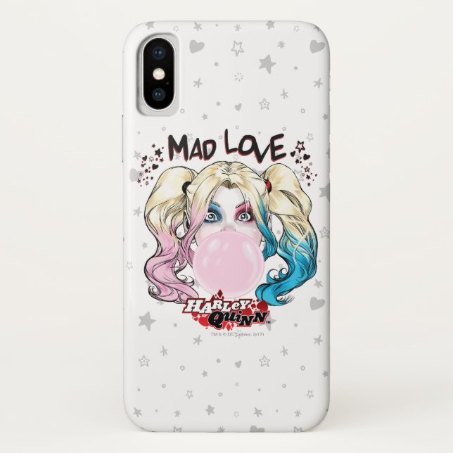 Capa Para iPhone, Case-Mate Batman | Mad Love Harley Quinn Chew Bubble Gum (Verso)