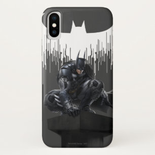 Capa Para iPhone X Batman Perch num Pilar