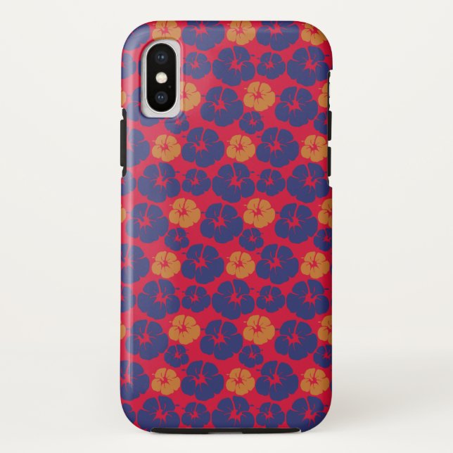 Capa Para iPhone, Case-Mate Beach Hibiscus Tropical Floral (Verso)