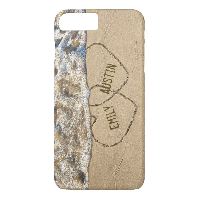Capa Para iPhone, Case-Mate Beach Love Hearts (Verso)