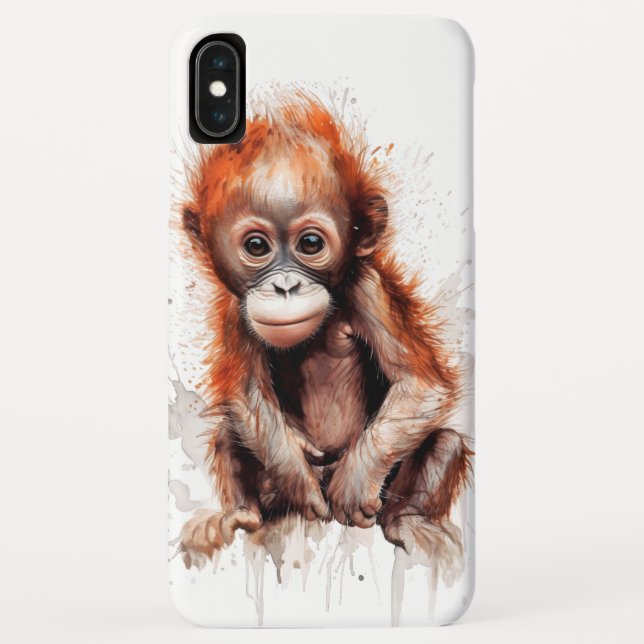 Capa Para iPhone, Case-Mate Bebé Orangután (Verso)