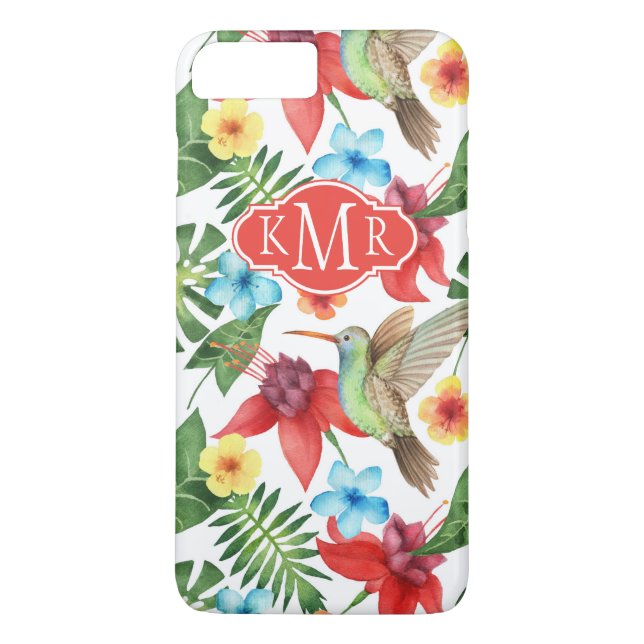 Capa Para iPhone, Case-Mate Beija Tropical| Monograma (Verso)