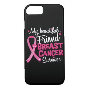 Capa iPhone 8/7 Bela amiga sobrevivente do câncer de mama
