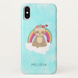 Capa Para iPhone Da Case-Mate Bela Lama Marrom, Meditando em uma Nuvem