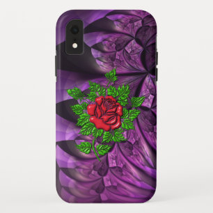 Capa Para iPhone Da Case-Mate Bela Rosa vermelha Icônica