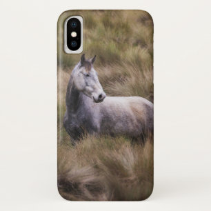 Capa Para iPhone Da Case-Mate Belo Cavalo Colorido de Cinzas