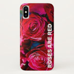Capa Para iPhone Da Case-Mate Belo Monte De Rosas vermelhas<br><div class="desc">Um monte de flores rosa frescas de vermelho escuro ou cor de marrom. A beleza da época de verão, o símbolo do amor. Uma pintura digital de uma fotografia. Capa de telefone colorida e festiva para qualquer um. Não se esqueça de escolher outro tipo ou marca de telefone. Personalizável. Você...</div>