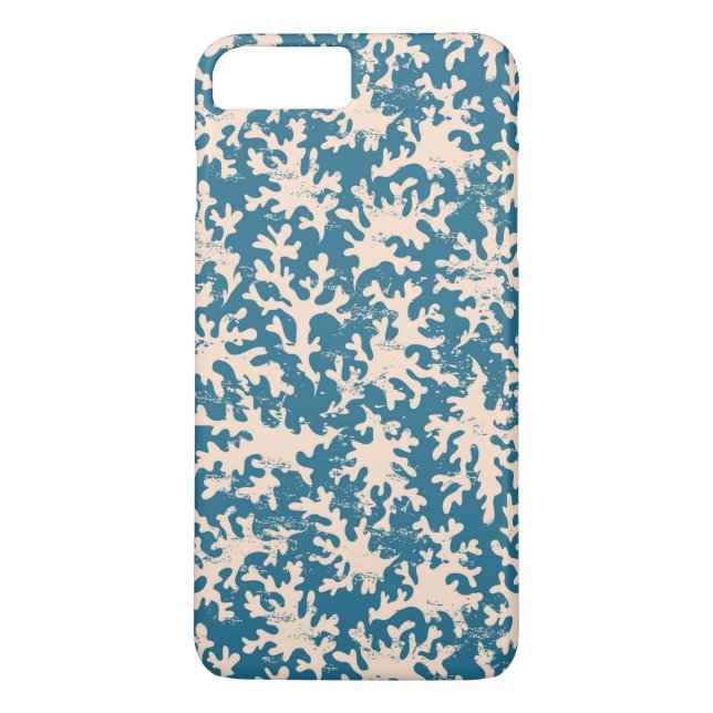 Capa Para iPhone, Case-Mate Belo padrão de coral (Verso)