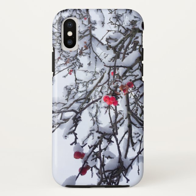 Capa Para iPhone, Case-Mate Berries na neve (Verso)