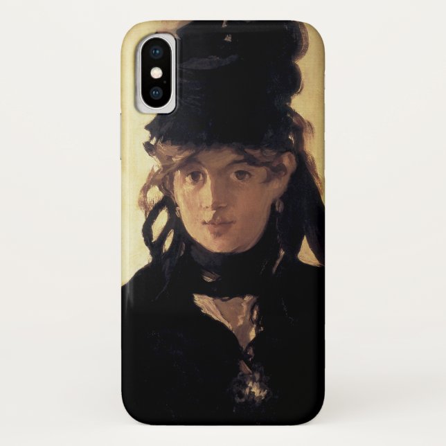 Capa Para iPhone, Case-Mate Berthe Morisot com Buquê de Violetas (Verso)