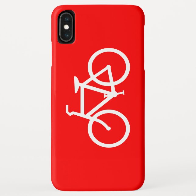 Capa Para iPhone, Case-Mate Bicicleta Vermelha e Branca (Verso)
