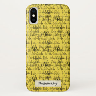 Capa Para iPhone Da Case-Mate Blá blá blá - palavras sem significado design