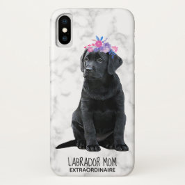 Capa Para iPhone Da Case-Mate Black Lab Mãe Puppy Labrador