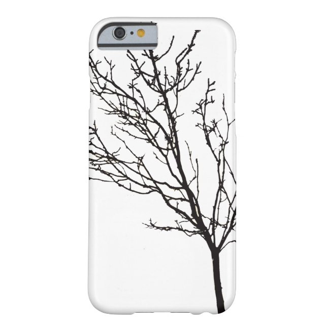 Capa Para iPhone, Case-Mate Black Tree Branches White Sky (Verso)