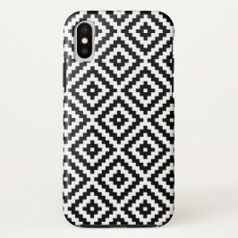 Capa Para iPhone Da Case-Mate Bloco asteca Ptn do símbolo preto & branco mim