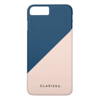 bloco elegante de cor azul marinho pastel moderno