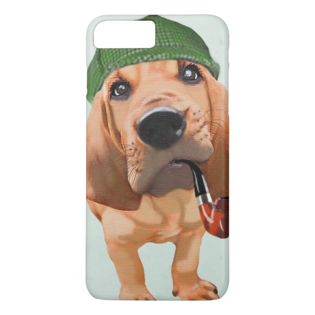 Capa Para iPhone, Case-Mate Bloodhound Sherlock Holmes (Verso)
