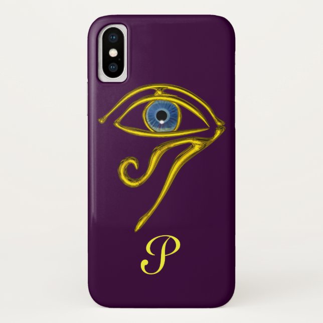 Capa Para iPhone, Case-Mate BLUE TALISMAN MONOGRAMA Roxo (Verso)