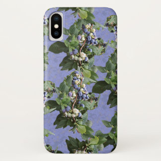 Capa Para iPhone Da Case-Mate Blueberry Vine and Leaves All-Over Pattern
