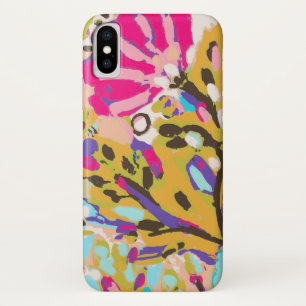 Capa Para iPhone X Boho Floral I Rosa