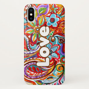 Capa Para iPhone X Boho Love