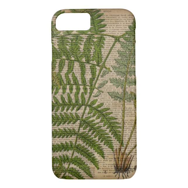 Capa Para iPhone, Case-Mate boi-impressão francês foliage (Verso)