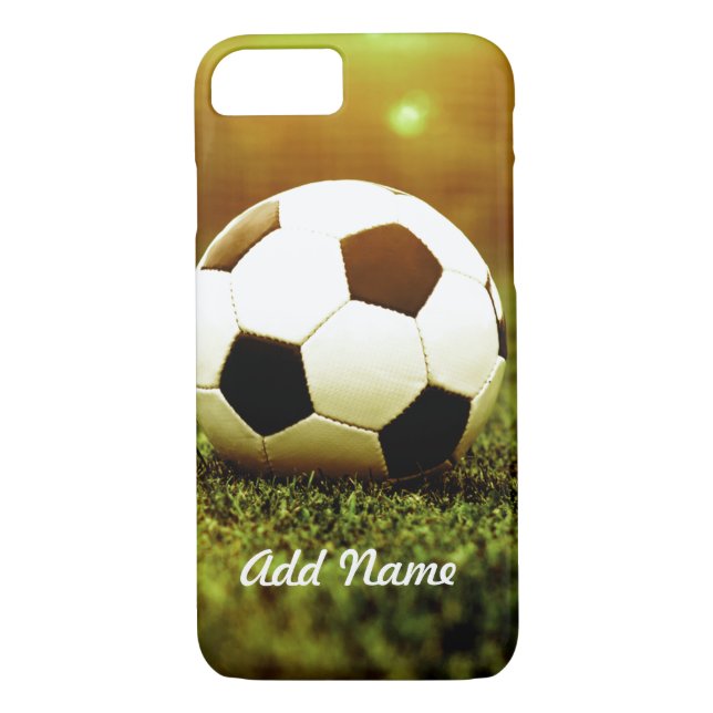 Capa Para iPhone, Case-Mate Bola de Futebol na Grama (Verso)