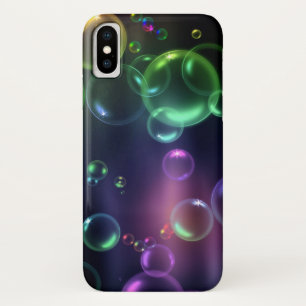 Capa Para iPhone X bolhas coloridas