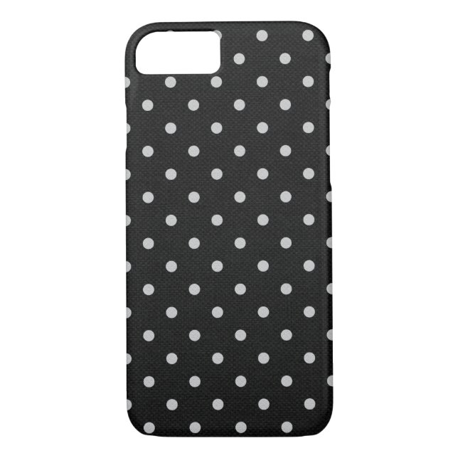 Capa Para iPhone, Case-Mate bolinhas a preto e branco (Verso)