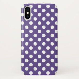 Capa Para iPhone Da Case-Mate Bolinhas brancas no ultravioleta