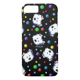 Capa iPhone 8/7 Bolinhas KiniArt Westie