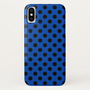 Capa Para iPhone Da Case-Mate Bolinhas pretas em azuis marinhos