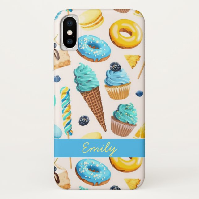 Capa Para iPhone, Case-Mate Bolo de Sorvete Yummy (Verso)