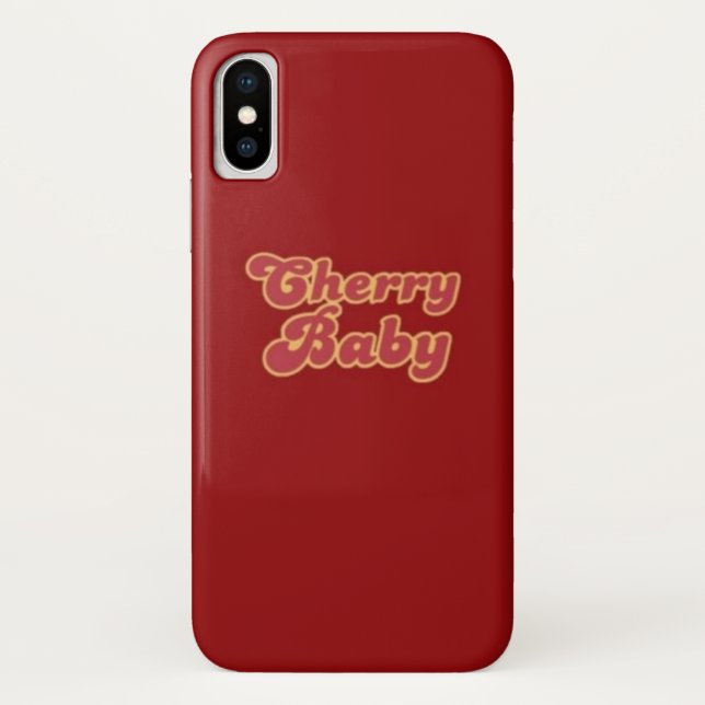 Capa Para iPhone, Case-Mate Bomba de Cherry (Verso)