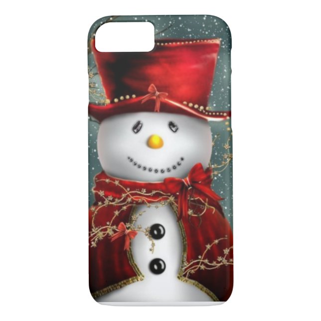 Capa Para iPhone, Case-Mate Boneco de neve (Verso)