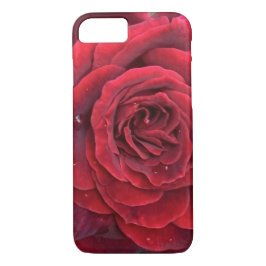 Capa iPhone 8/7 Bonita rosa vermelha iphone 7/8/SE2/SE3
