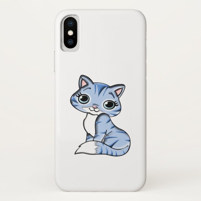CAPA PARA iPhone, Case-Mate  BONITO CHEIRO DE CÉU AZUL COM OLHOS AZUIS. (Verso)