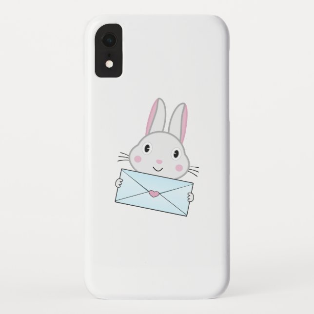 Capa Para iPhone, Case-Mate Bonito coelhinho segurando carta de amor (Verso)