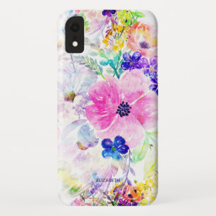 Capa Para iPhone Da Case-Mate Bonito design de pintura manual floral a aquarela