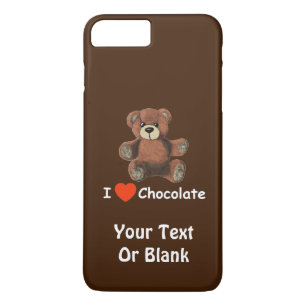 Capa Para iPhone Da Case-Mate Bonito I Coração (Amor) Chocolate Urso de Teddy