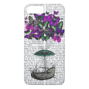 Capa Para iPhone Da Case-Mate Borboleta 2 Roxo e Verde