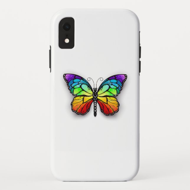 Capa Para iPhone, Case-Mate Borboleta-arco-íris Monarca (Verso)