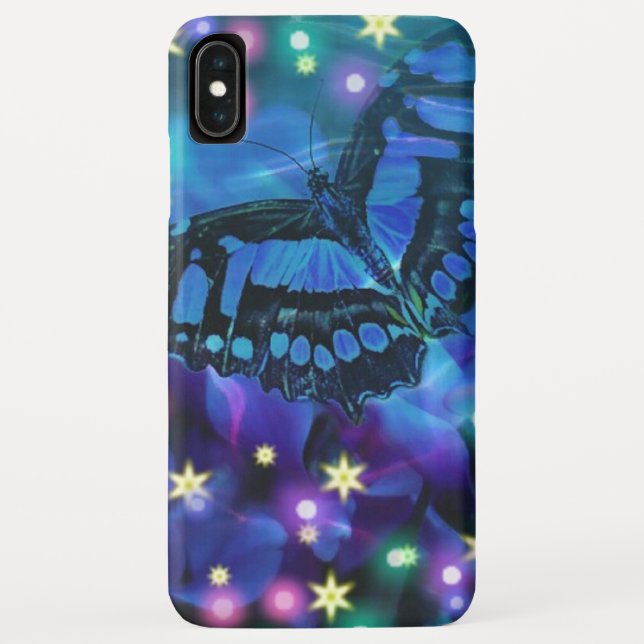 Capa Para iPhone, Case-Mate Borboleta Azul Mágica (Verso)