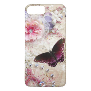 Capa iPhone 8 Plus/7 Plus Borboleta Bonito
