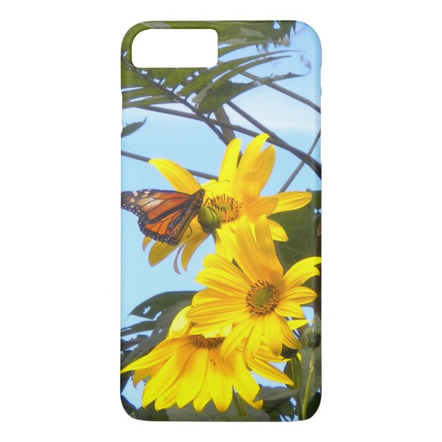 Capa Para iPhone, Case-Mate Borboleta no girassol (Verso)
